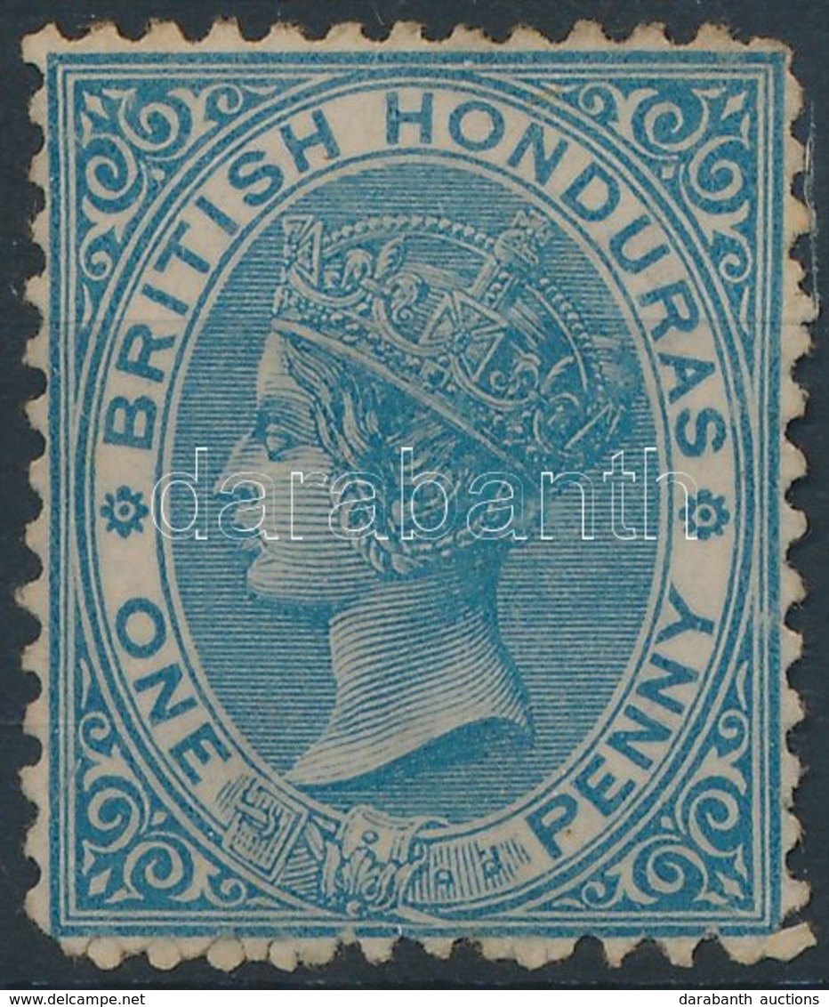 (*) Brit Honduras 1872 Forgalmi Bélyeg Mi 4 A (sarokhiba) - Other & Unclassified