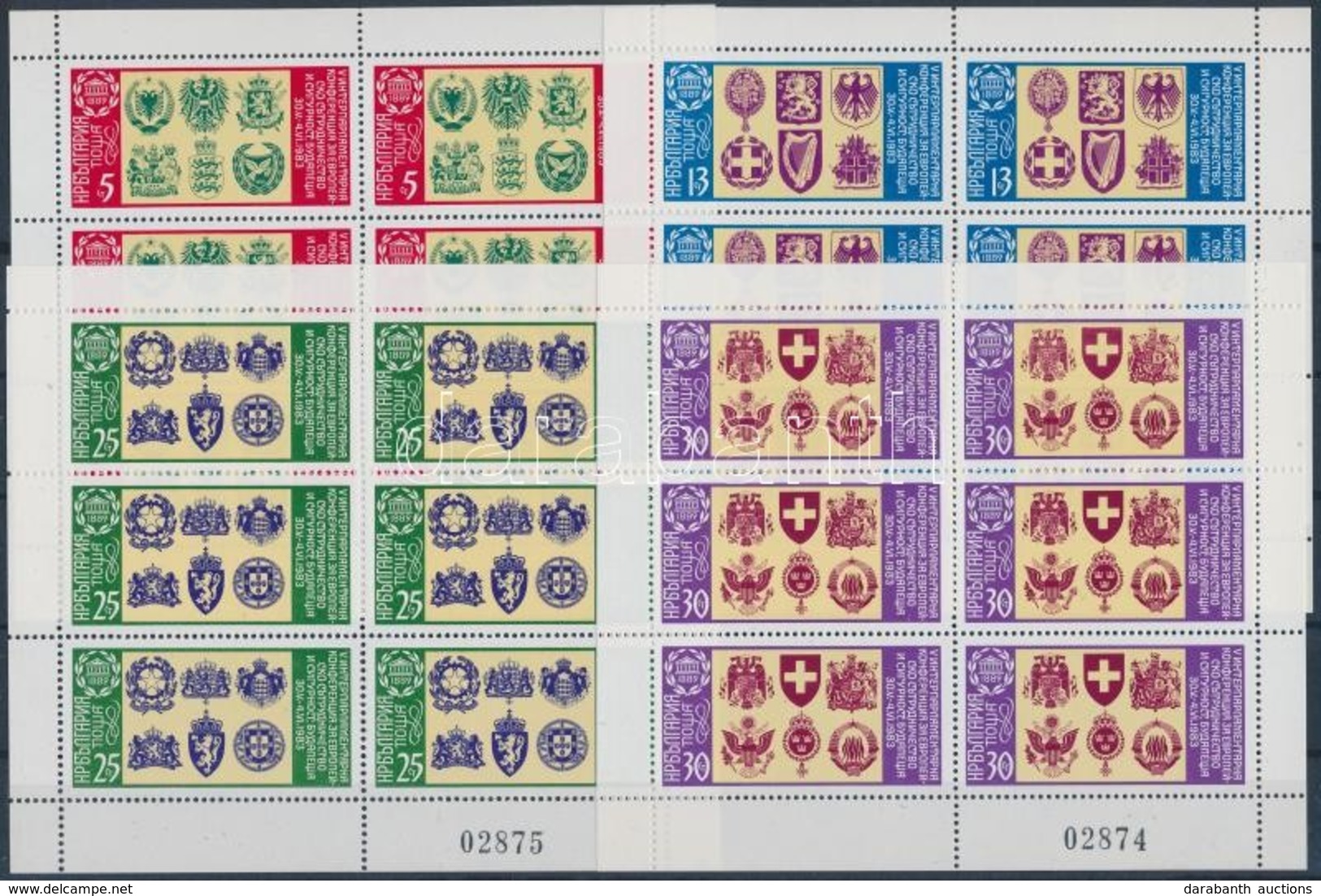 ** 1983 Európai Biztonság és Együttműködés Kisívsor Mi 3174-3177 - Other & Unclassified