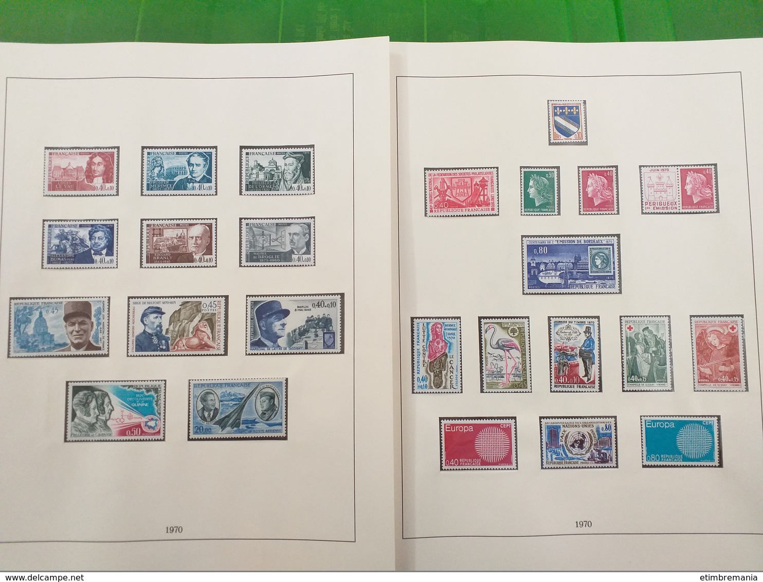 LOT N° 1170  FRANCE collection depuis 1960 a 1976 tous neufs ** dans un album LINDER