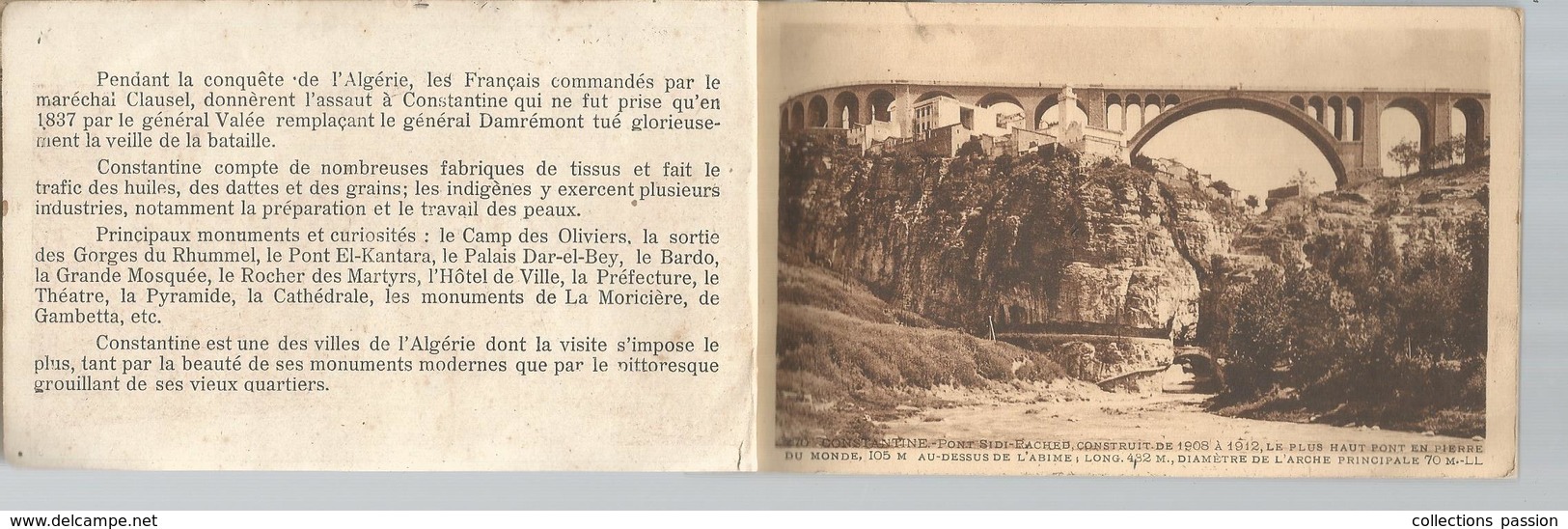 Cp , Algérie , Constantine , Les Gorges Du RHUMMEL , Ed. Lévy Et Neurdein Réunis , CARNET DE 12 CARTES POSTALES - Constantine