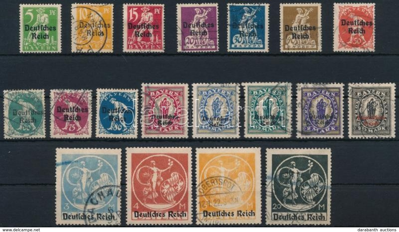 ** * 1920 Forgalmi Sor 10M Nélkül Mi 119-138 I (119**, 135**) - Sonstige & Ohne Zuordnung