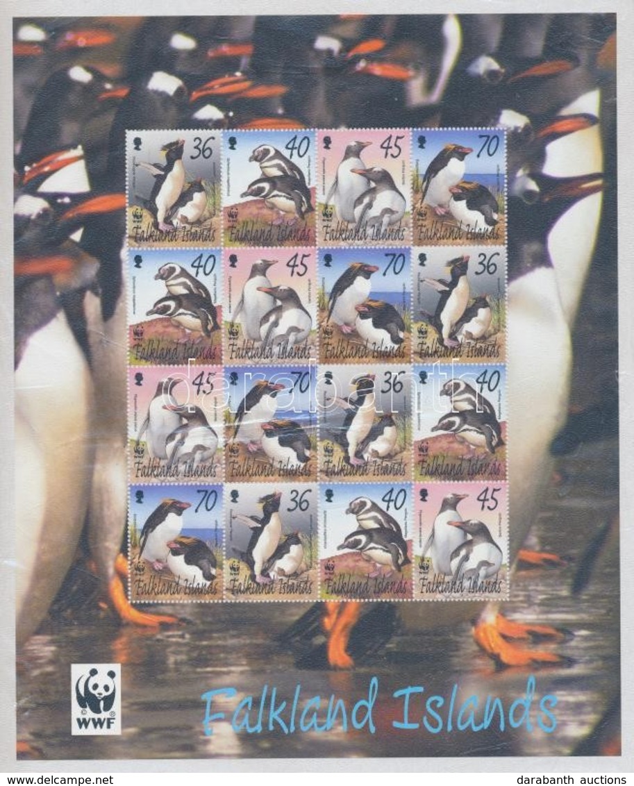 ** 2002 WWF: Pingvinek ív Mi 855-858 - Sonstige & Ohne Zuordnung