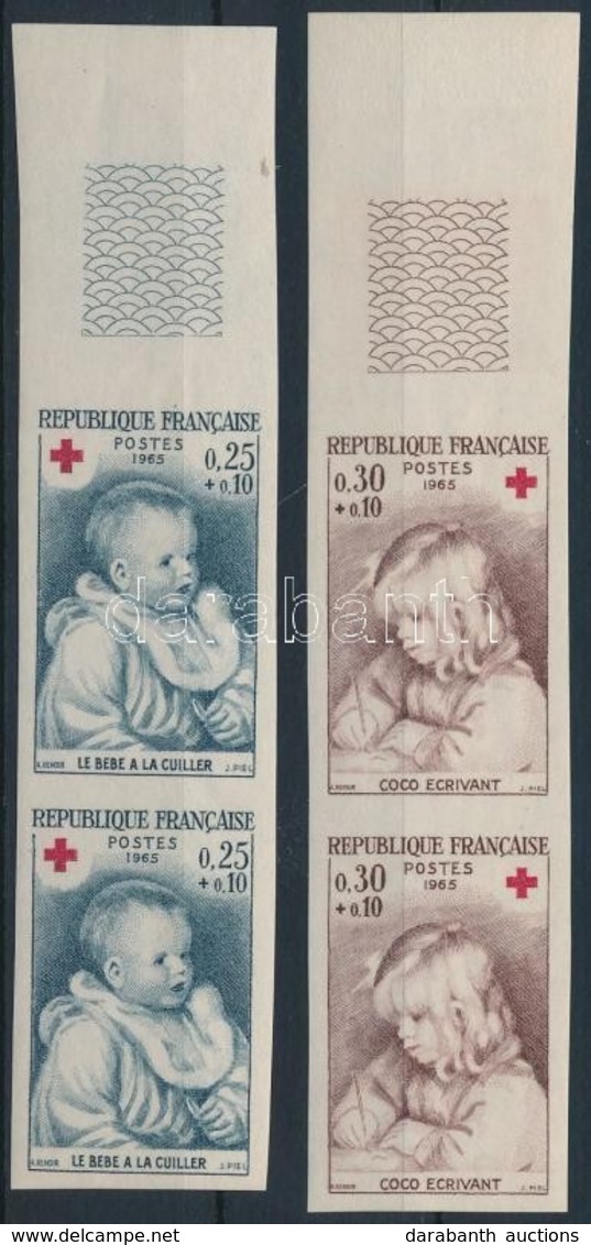 ** 1965 Vöröskereszt Sor Vágott Párokban Felső ívszéllel Mi 1532-1533 - Sonstige & Ohne Zuordnung