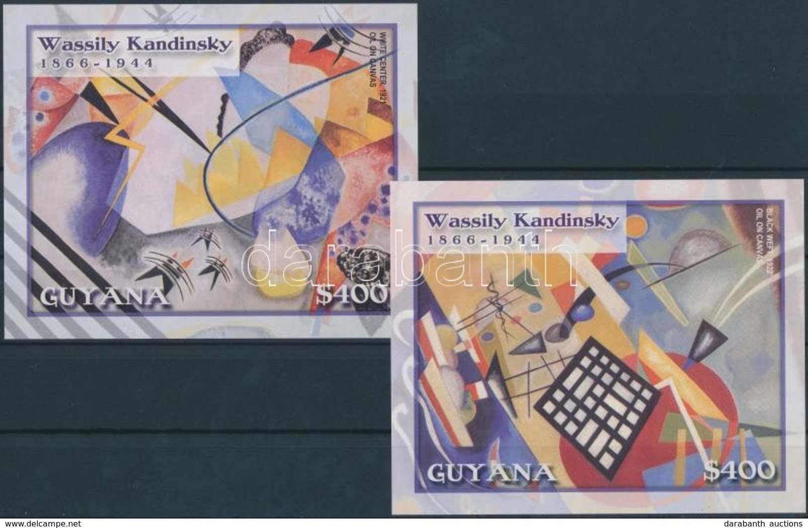 ** 2003 Kandinsky Sor + Kisív Mi 7494-7503 + Blokksor Mi 750-751 - Sonstige & Ohne Zuordnung