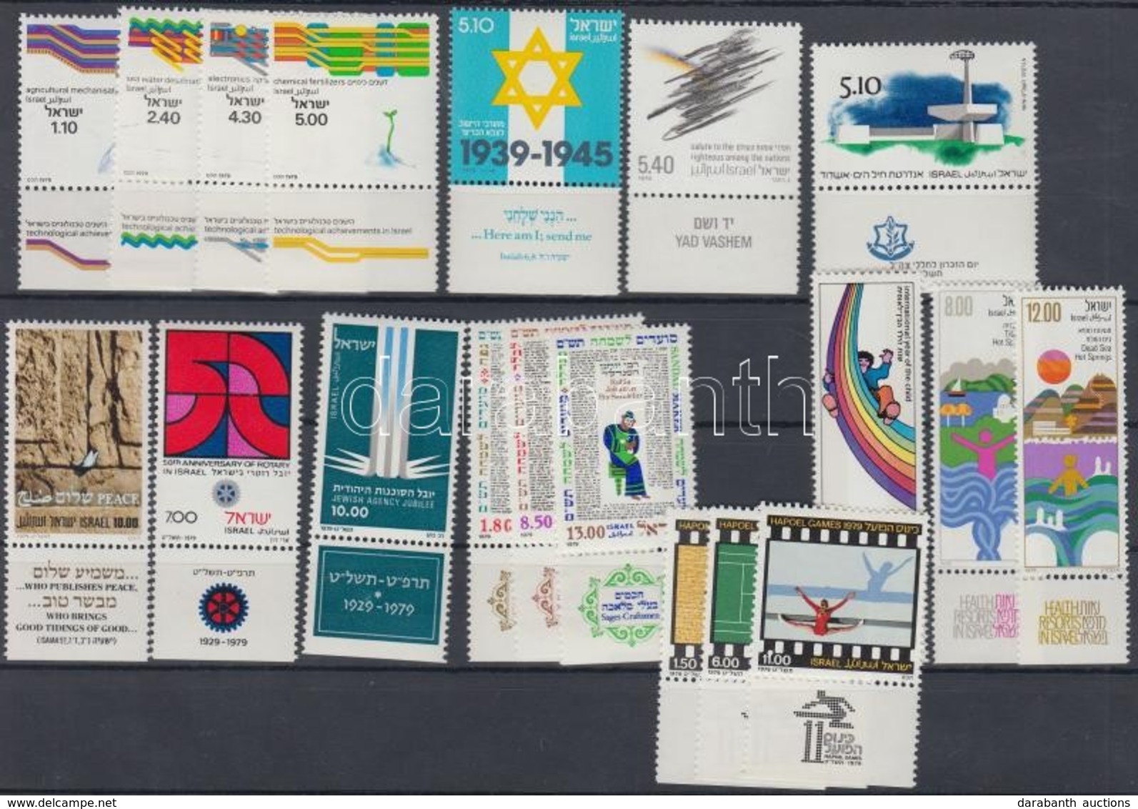 ** 1976-1980 45 Klf Tabos Bélyeg + 2 Blokk 3 Db Stecklapon - Other & Unclassified