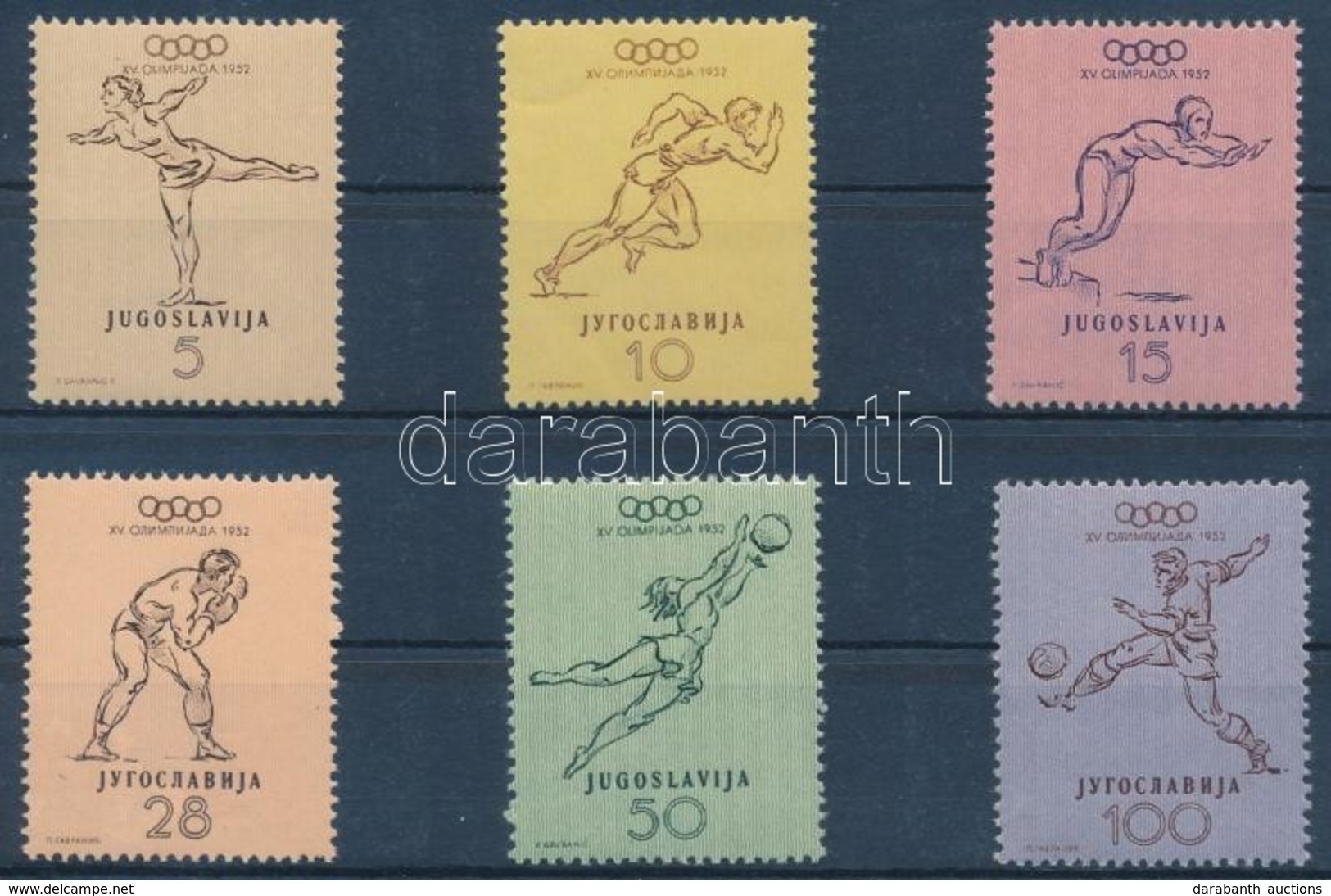 ** 1952 Olimpia Sor Mi 698-703 - Other & Unclassified