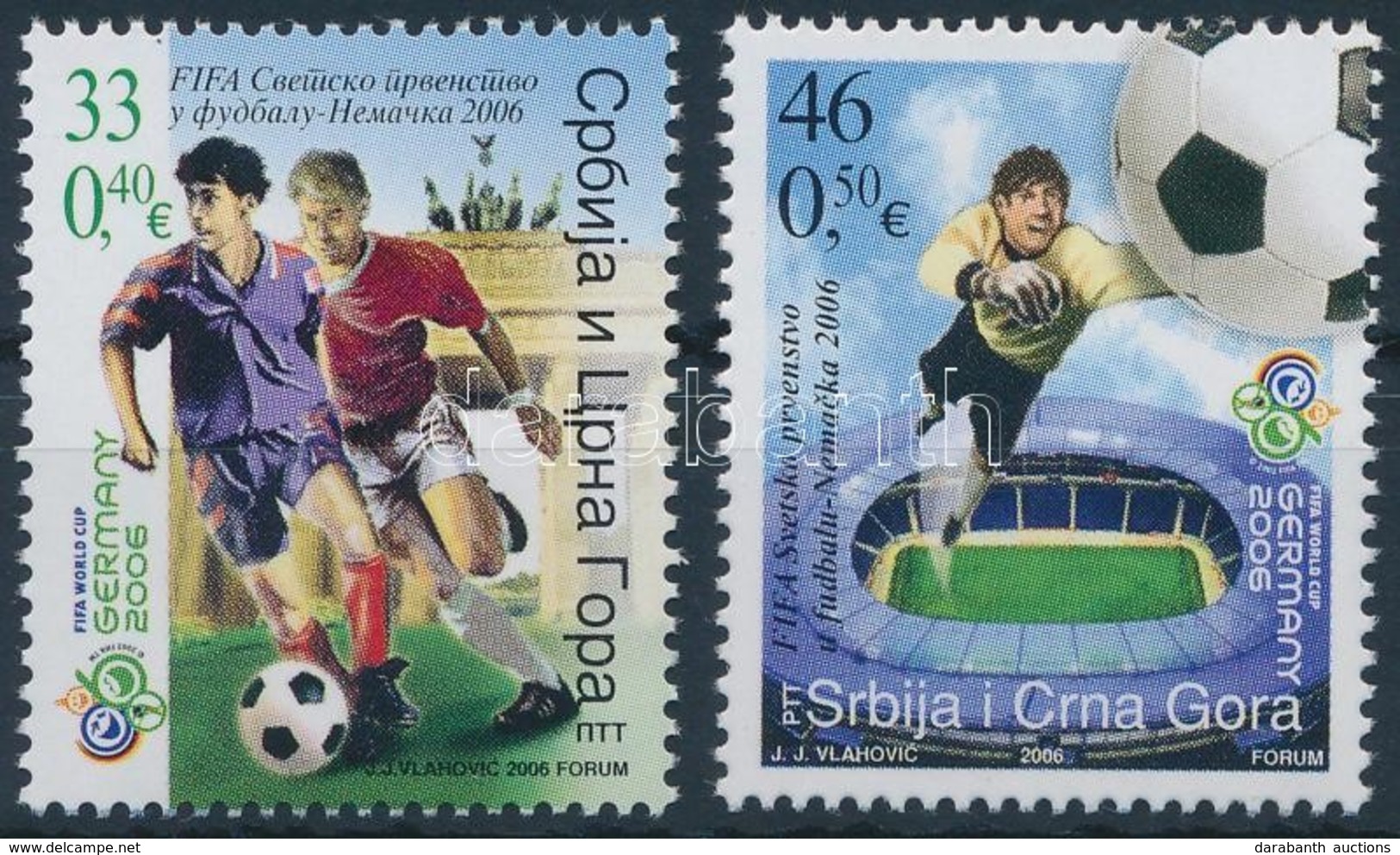 ** 2006 Labdarúgó-világbajnokság, Németország Sor,
Football World Cup, Germany Set
Mi 3325-3326 - Other & Unclassified