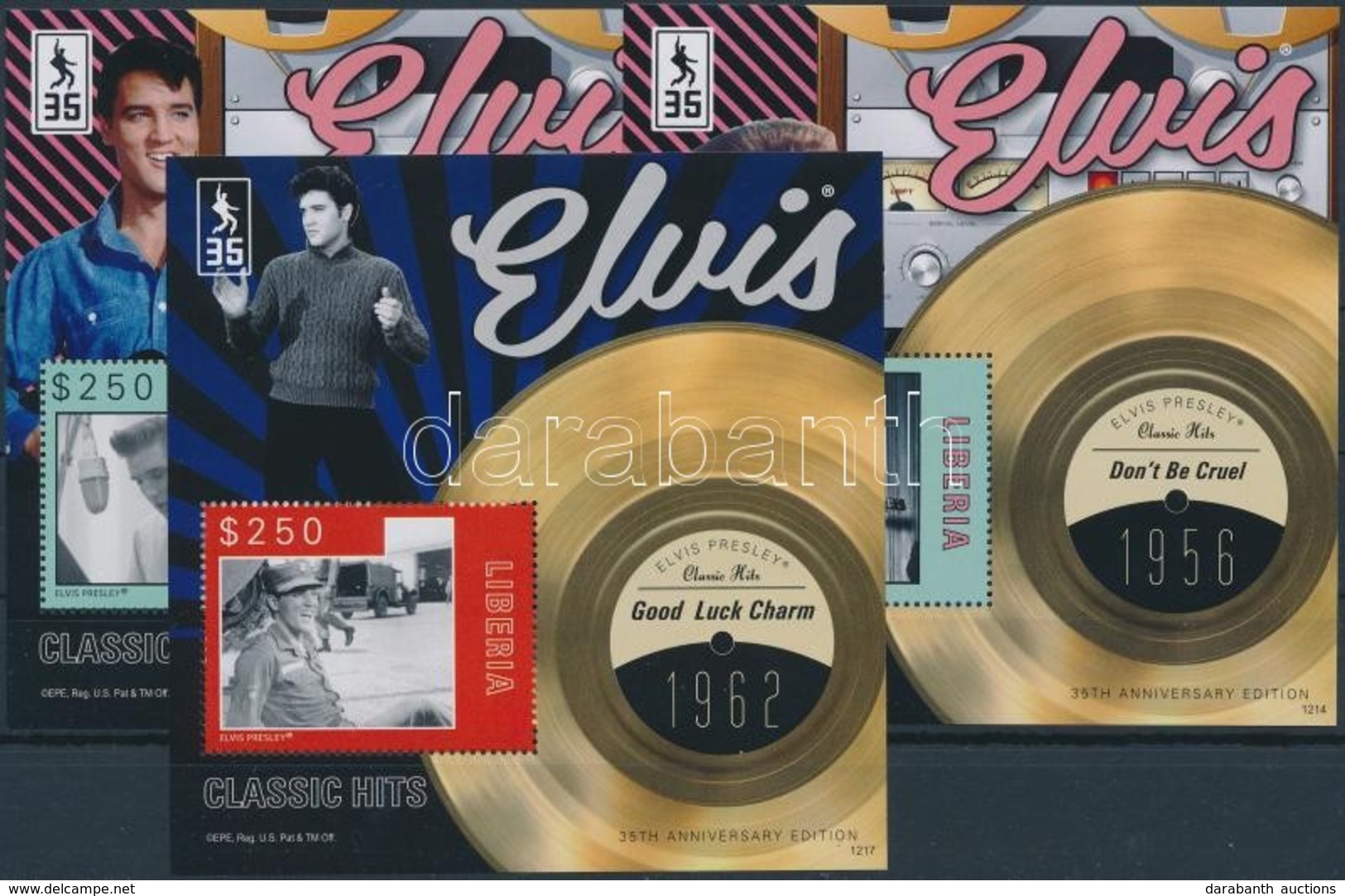 ** 2012 Elvis Presley Blokksor Mi 630-634 - Sonstige & Ohne Zuordnung