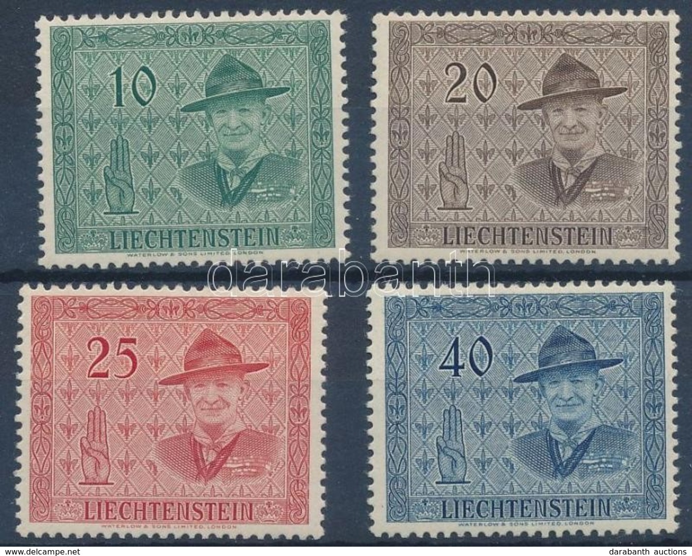 ** 1953 Cserkész Sor Mi 315-318 - Sonstige & Ohne Zuordnung