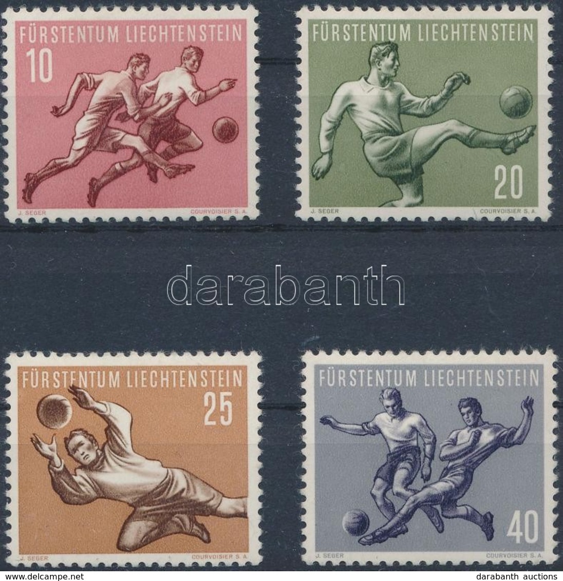 ** 1954 Labdarúgó VB: Svájc Sor Mi 322-325 - Other & Unclassified