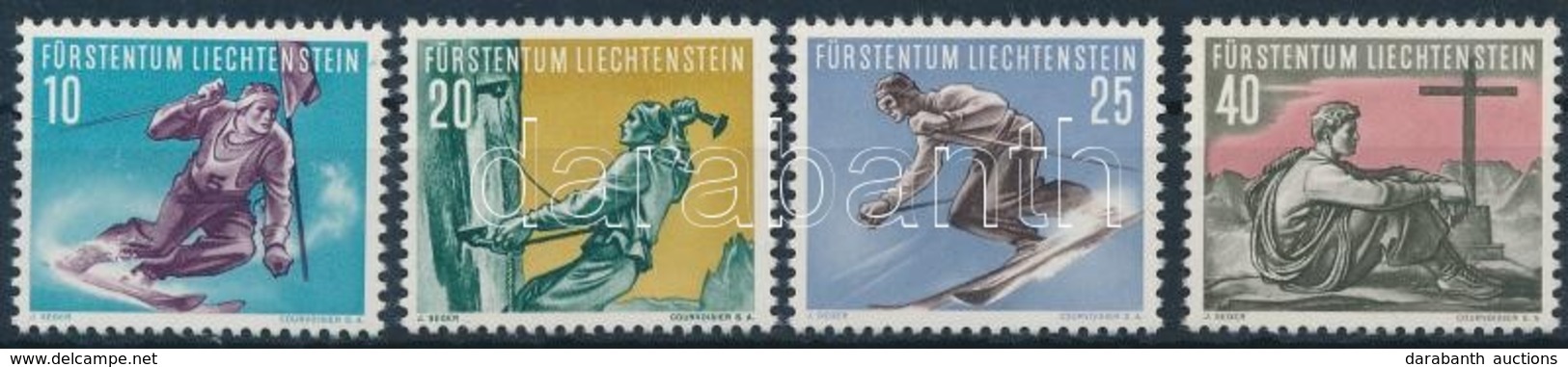 ** 1955 Sport (II.) Sor Mi 334-337 - Sonstige & Ohne Zuordnung