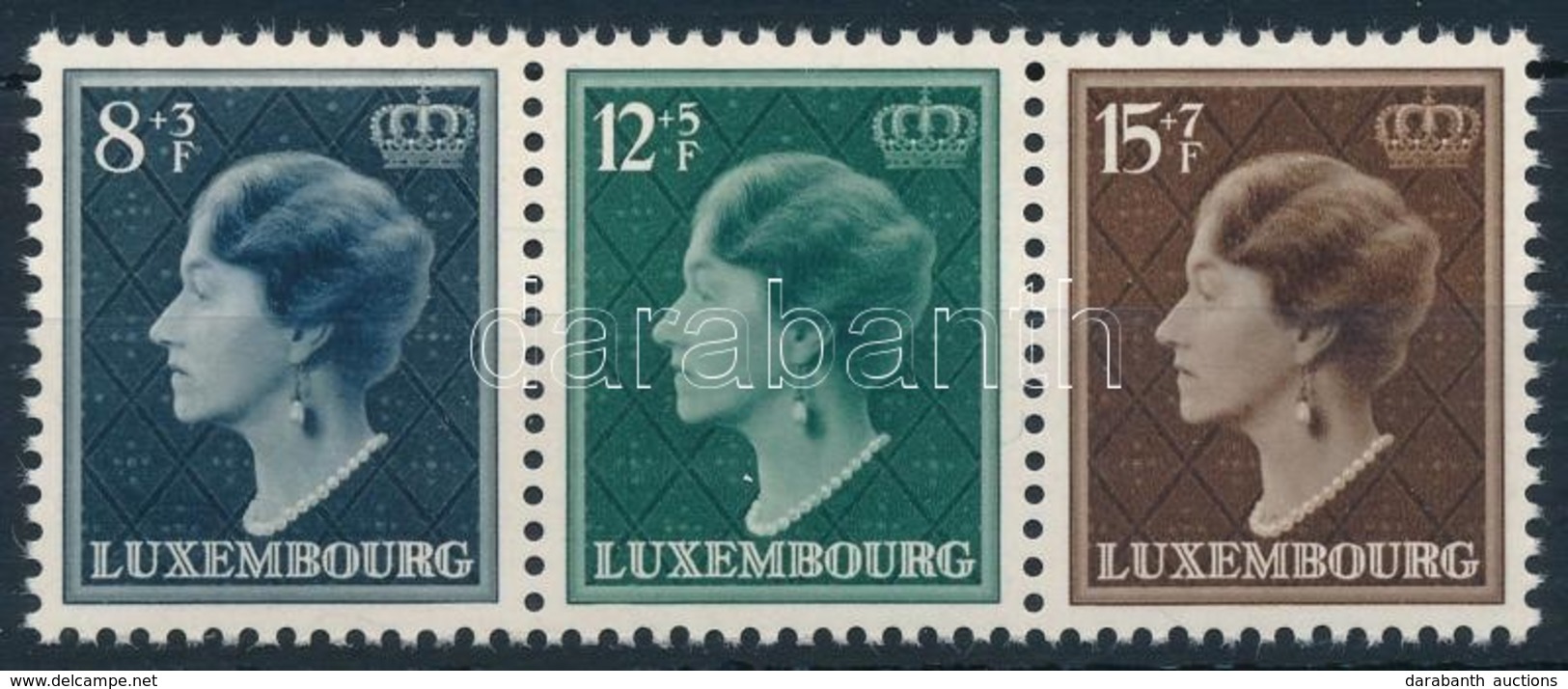 ** 1949 Charlotte Nagyhercegnő Mi 439-441 - Other & Unclassified