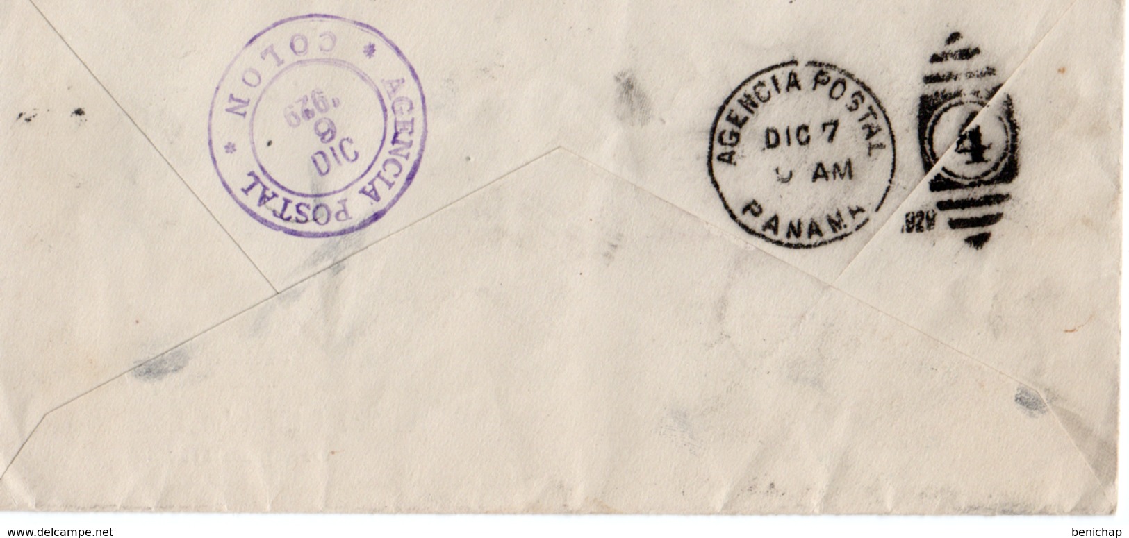 COVER CORREO AERO - AIR MAIL - AGENCIA POSTAL COLON - HOSPITAL SANTO THOMAS - PANAMA. - Equateur