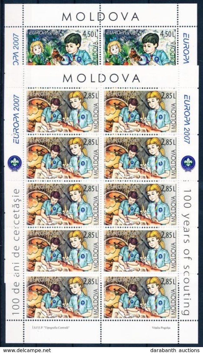 ** 2007 Europa CEPT Cserkészek Kisívsor Mi 582-583 - Sonstige & Ohne Zuordnung