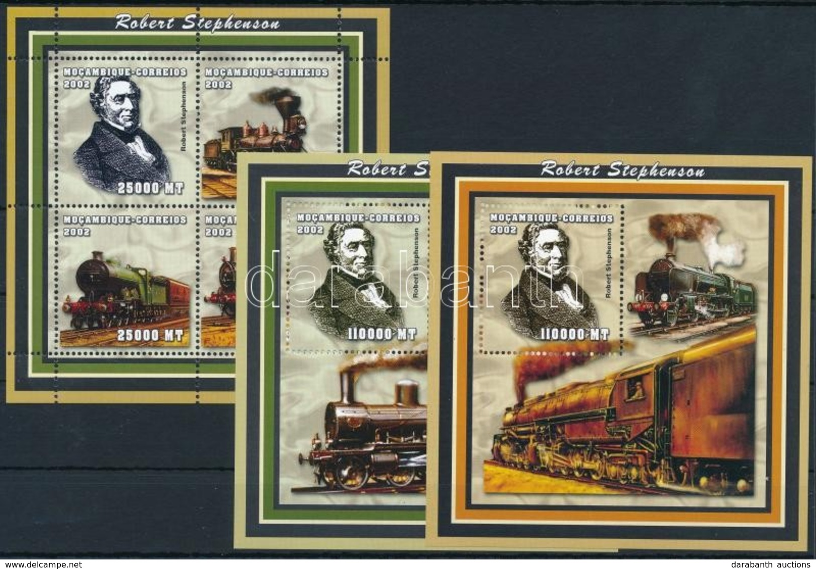 ** 2002 Robert Stephenson Kisív Mi 2471-2474 + Blokksor Mi 152-153 - Other & Unclassified