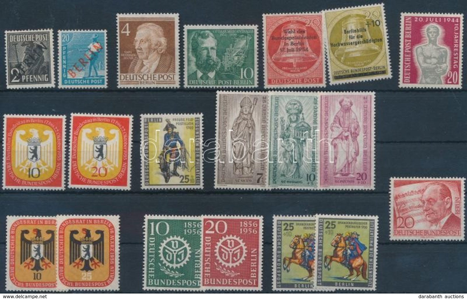 ** 1948-1956 20 Db (19 Klf) Bélyeg - Sonstige & Ohne Zuordnung