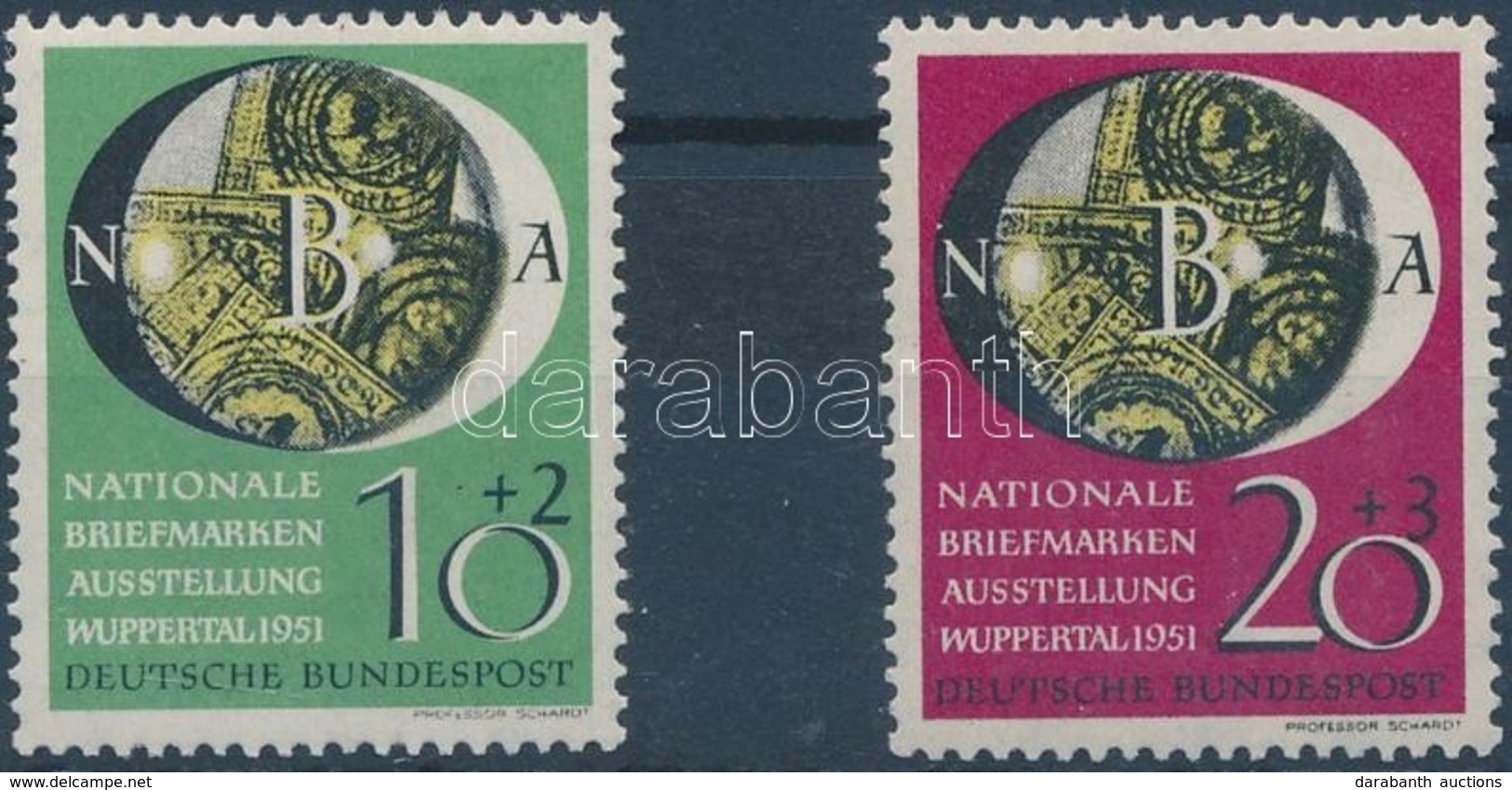 ** 1951 Nemzeti Bélyegkiállítás Sor Mi 141-142 - Other & Unclassified