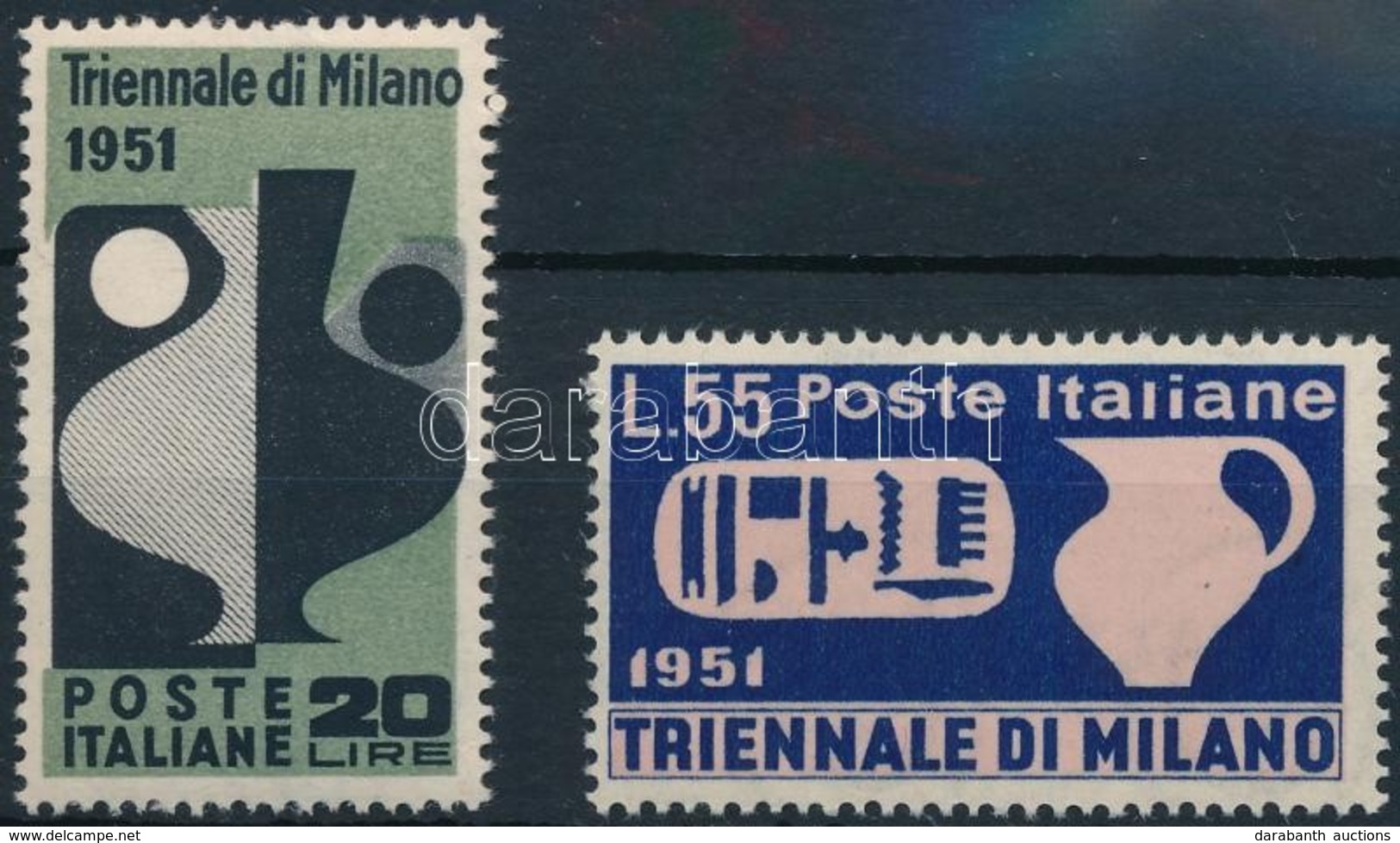 ** 1951 Milánói Triennale Mi 839-840 - Other & Unclassified