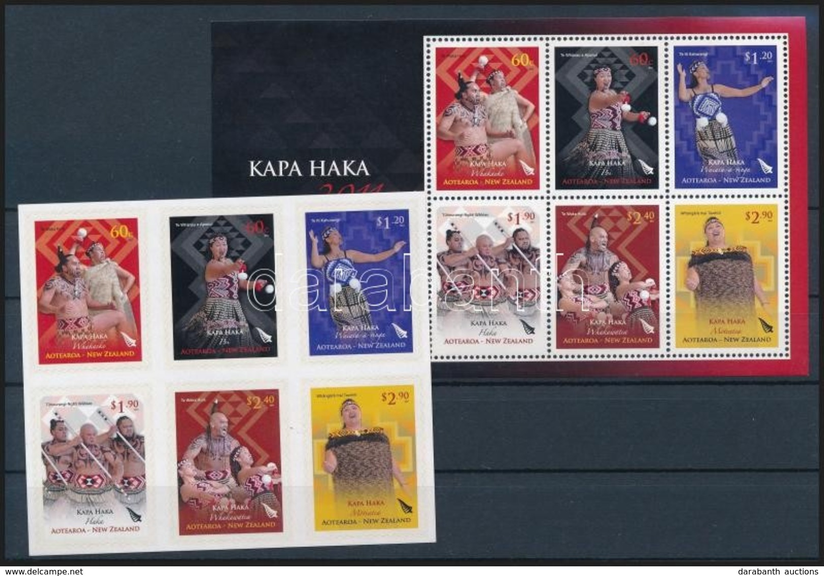 ** 2011 Maori Táncok, Kultúra öntapadós Fóliaív Mi 2775-2780 + Blokk 270 - Other & Unclassified