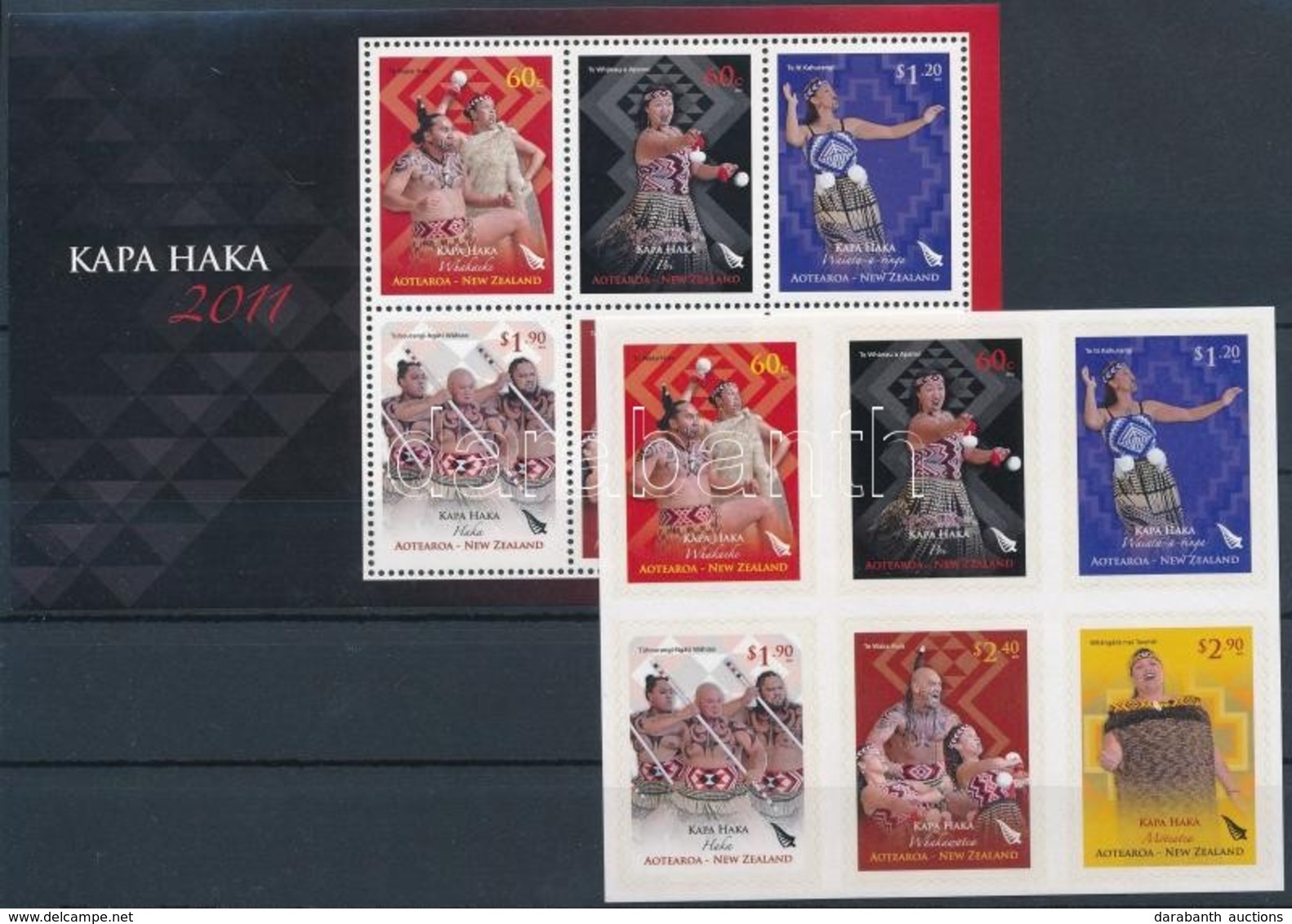 ** 2011 Maori Táncok, Kultúra öntapadós Fóliaív Mi 2775-2780 + Blokk 270 - Otros & Sin Clasificación