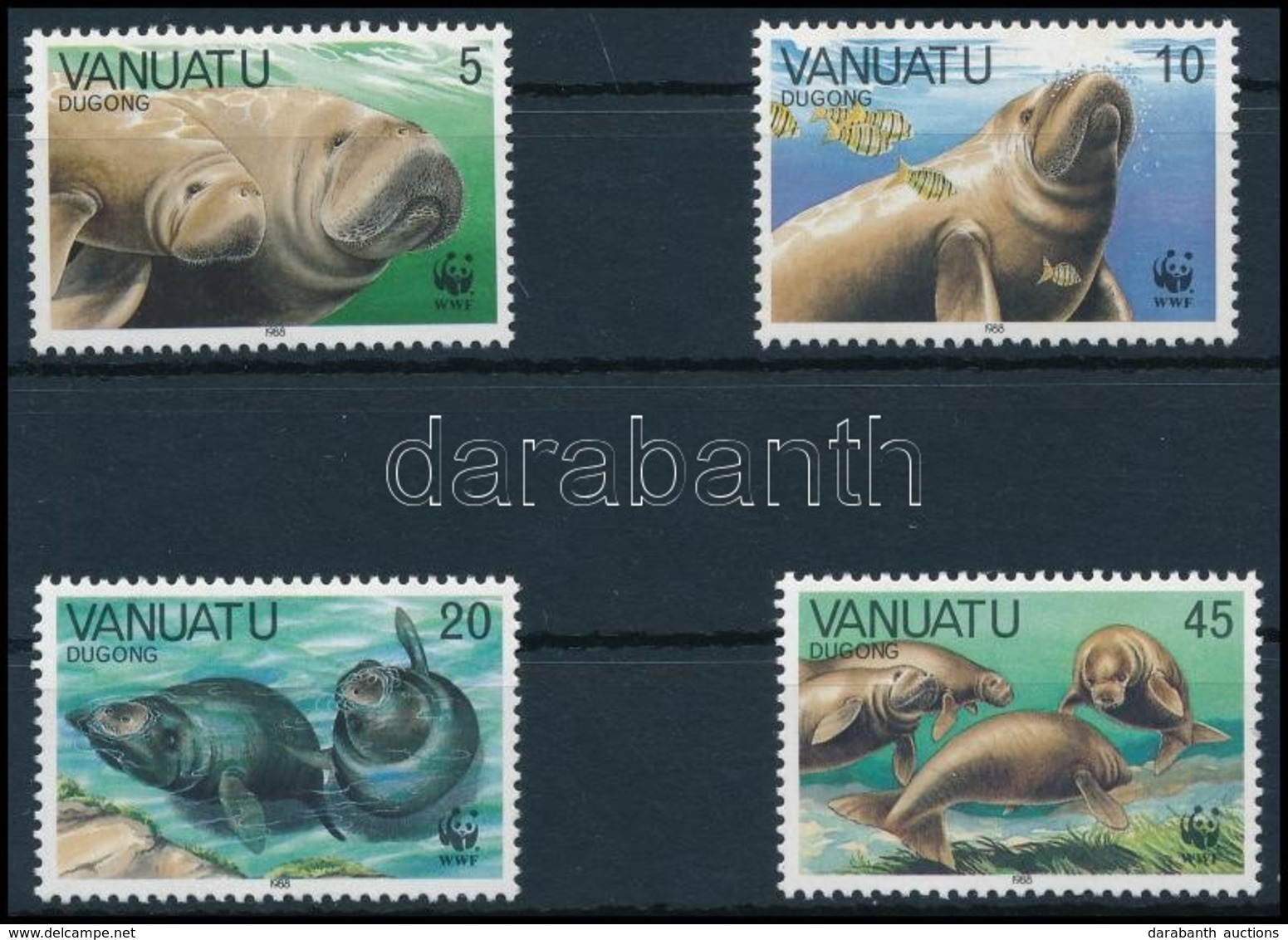 ** 1988 WWF Dugong Sor,
WWF Dugong Set
Mi 782-785 - Otros & Sin Clasificación