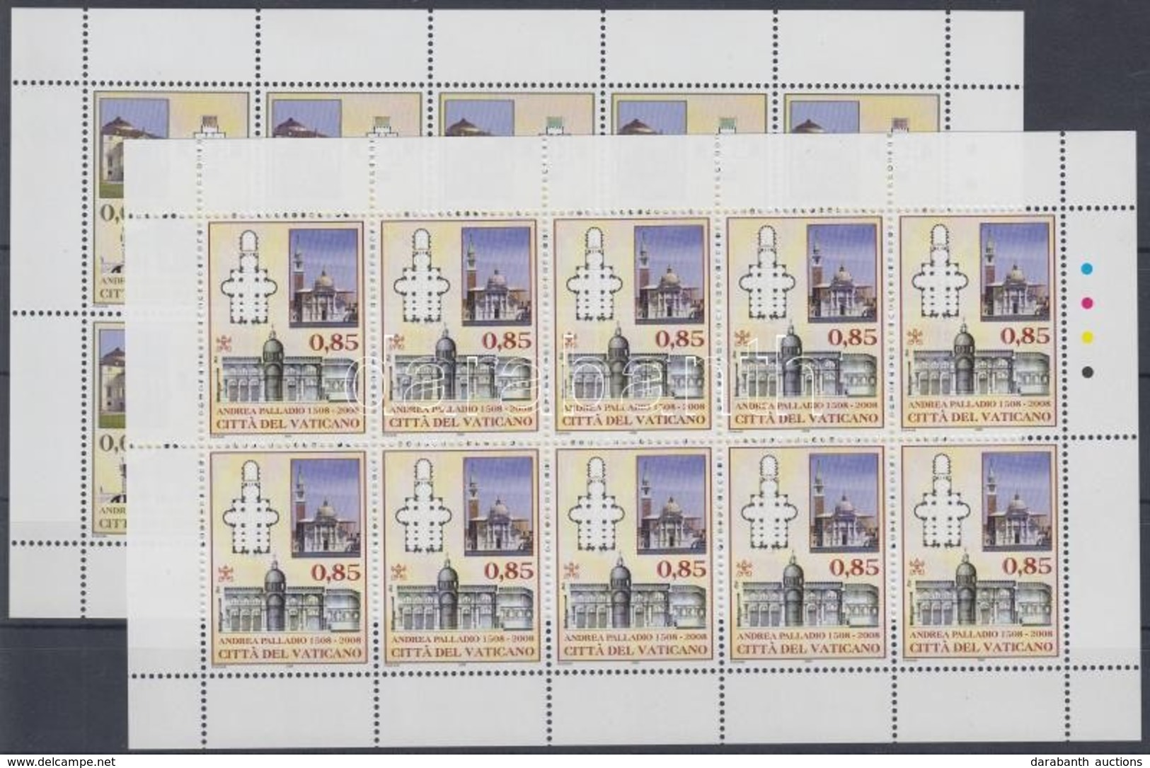 ** 2008 Andrea Palladio Kisívsor Mi 1623-1624 - Other & Unclassified