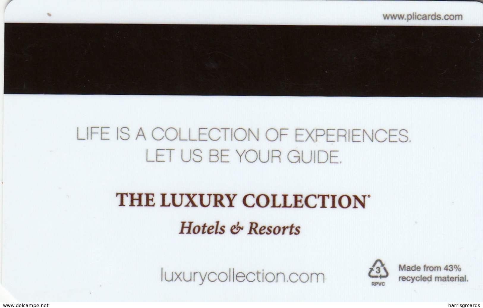 USA Hotel Keycard - The LUXURY Collection ,used - Chiavi Elettroniche Di Alberghi