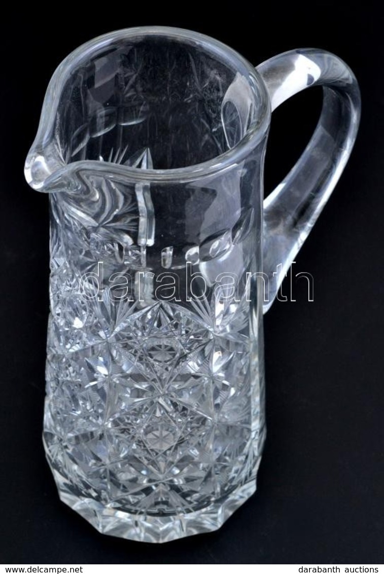 Kristály Kancsó. Hibátlan. M:25 Cm - Glas & Kristall