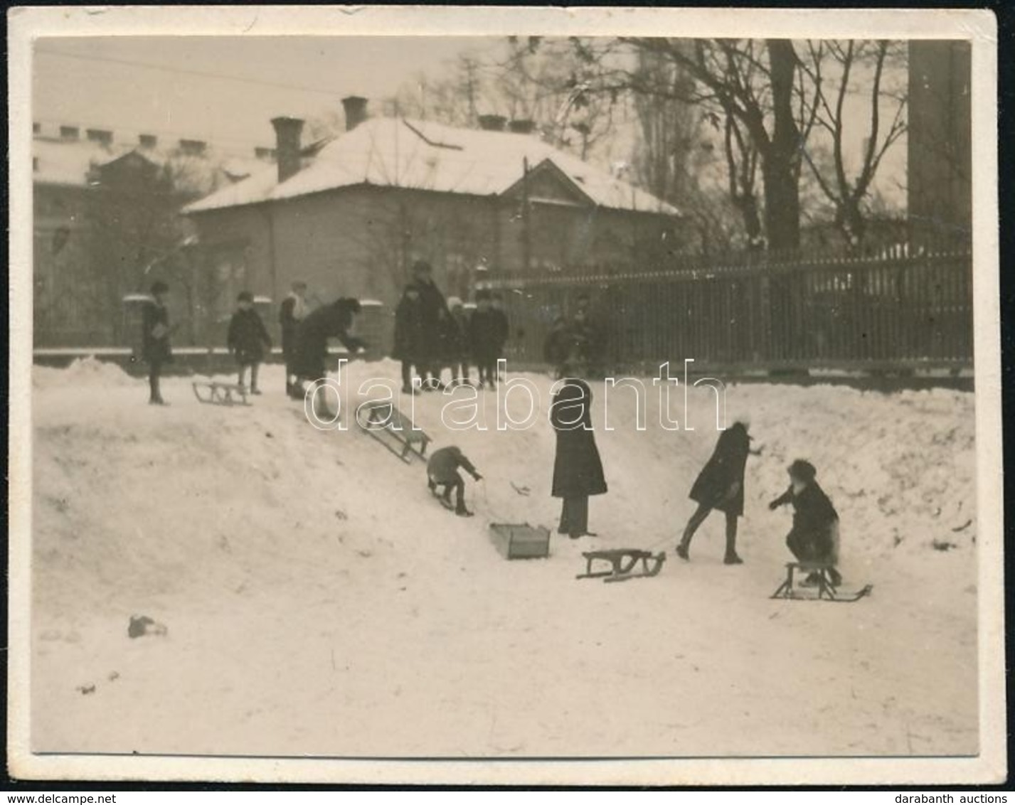 1931. Január 20. Kinszki Imre (1901-1945) Budapesti Fotóművész Hagyatékából, Jelzés Nélküli, A Szerző által Feliratozott - Sonstige & Ohne Zuordnung