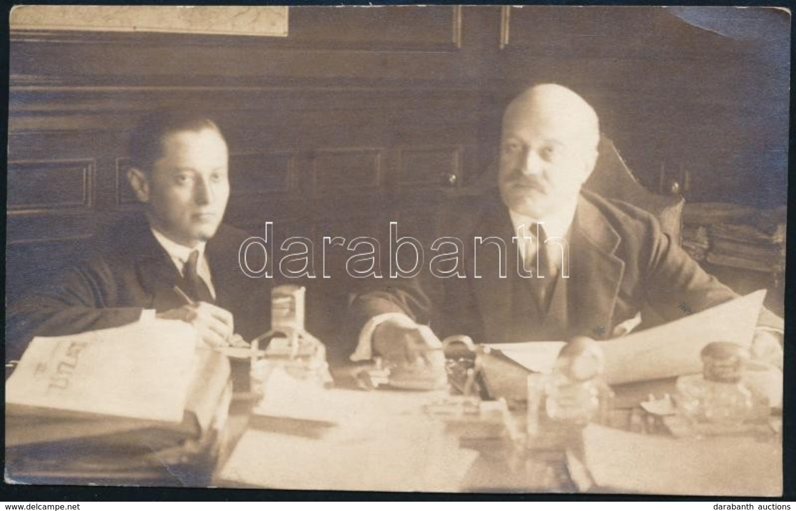 1921 Dr. Tormay Géza (?-?) államtitkár, Titkos Tanácsos, Az Orsz. Idegenforgalmi Hivatal Elnöke, Feliratozott Vintage Fé - Other & Unclassified
