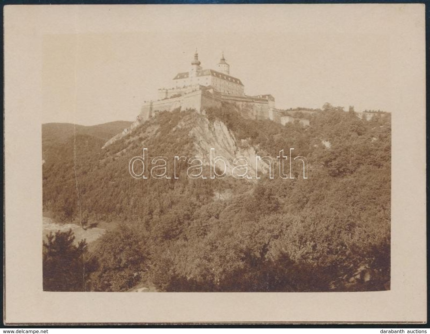 Cca 1910 Fraknó (Forchtenau, Forchtenstein), Fotó, Törésnyommal, 9x11 Cm - Other & Unclassified