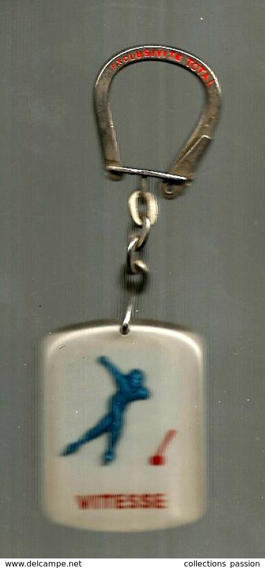 Porte Clefs , Clés , Sports , Patinage De Vitesse , Xe JEUX OLYMPIQUES D'HIVER 1968 , GRENOBLE ,,2 Scans , Frais 1.95 E - Porte-clefs