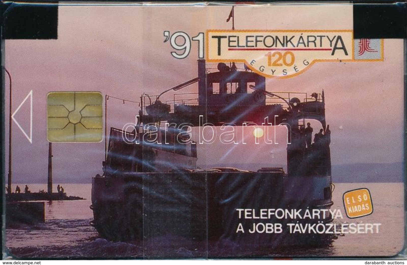 1991 MATÁV 120 Egységes Balaton Használatlan Telefonkártya, Eredeti Csomagolásában - Unclassified