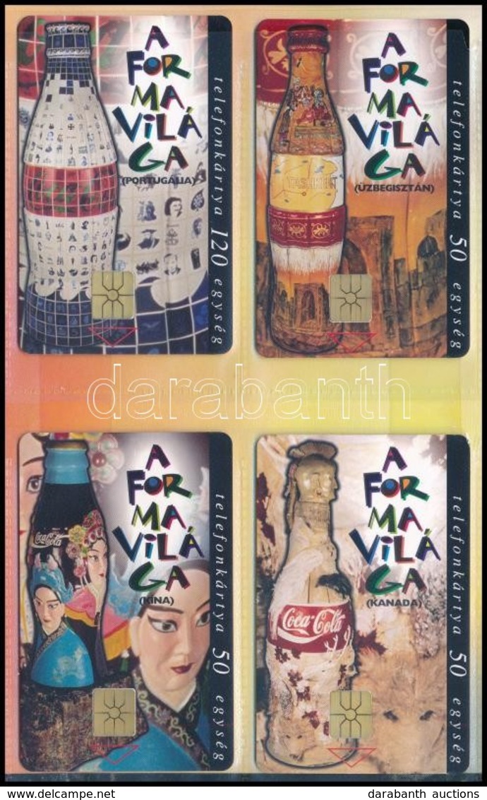 11 Db Klf Coca Cola Telefonkártya, 4 Db Dísztokban - Ohne Zuordnung