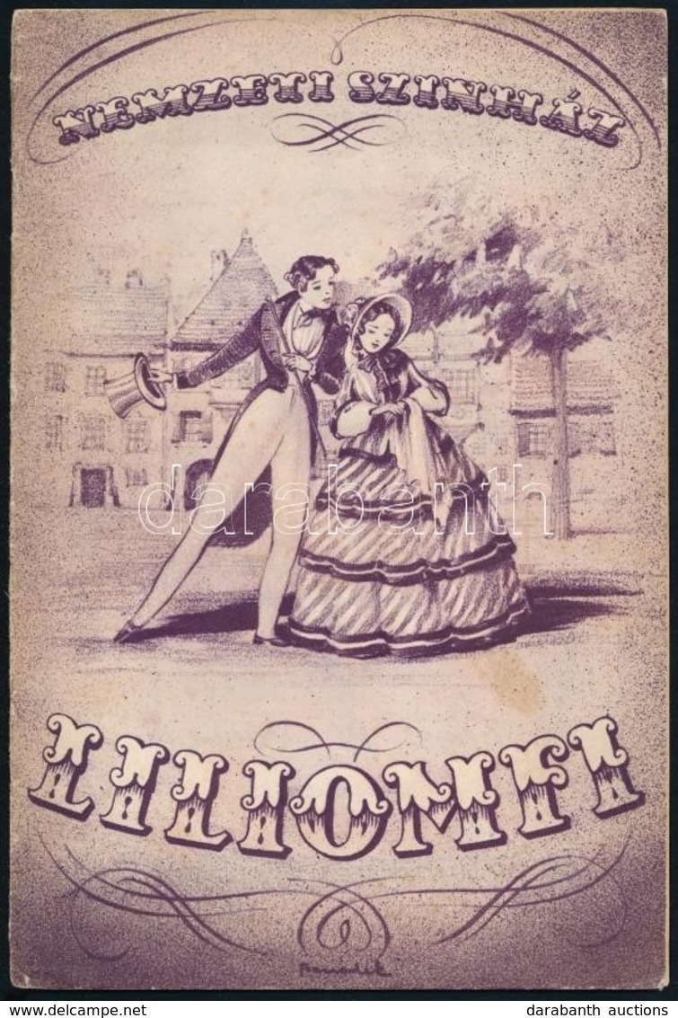 Cca 1930-1940 A Nemzeti Színház Műsorfüzetei: Liliomfi, Pénz! Pénz! Pénz!, Sok Vajda M. Pál által Készített Színészfotóv - Unclassified