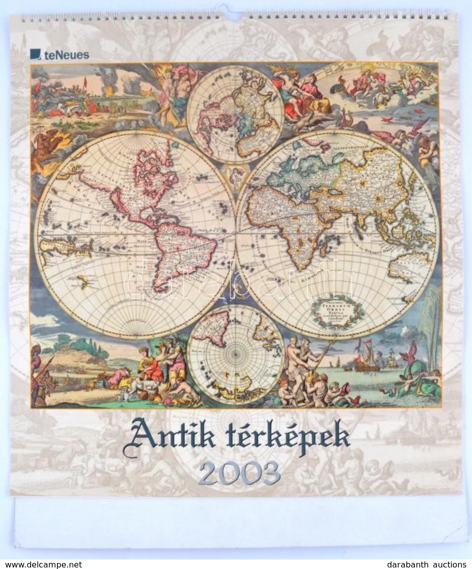 2003 Antik Térképek, Tematikus Falinaptár - Sin Clasificación