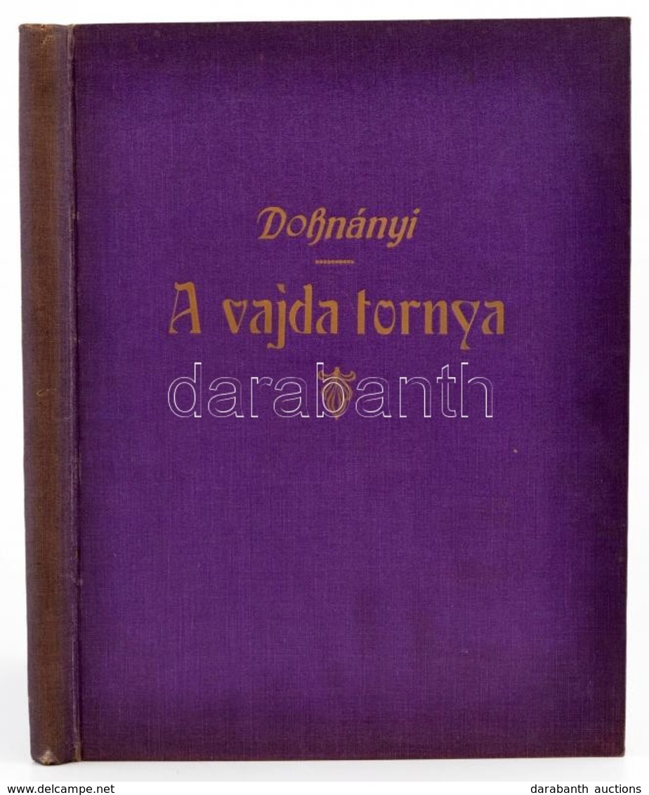 Dohnányi: A Vajda Tornya Opera Zongoraátirata. Kottafüzet - Sonstige & Ohne Zuordnung