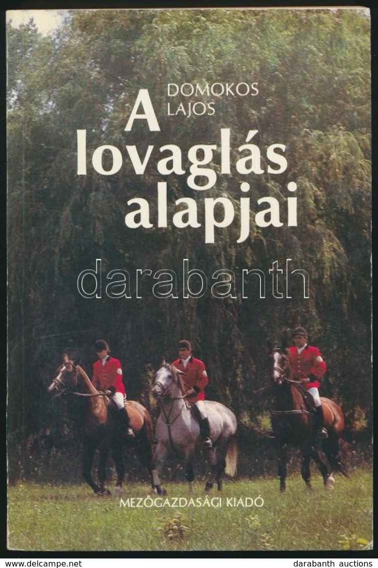 Domokos Lajos: A Lovaglás Alapjai. Bp.,1987, Mezőgazdasági. Kiadói Papírkötés. - Unclassified