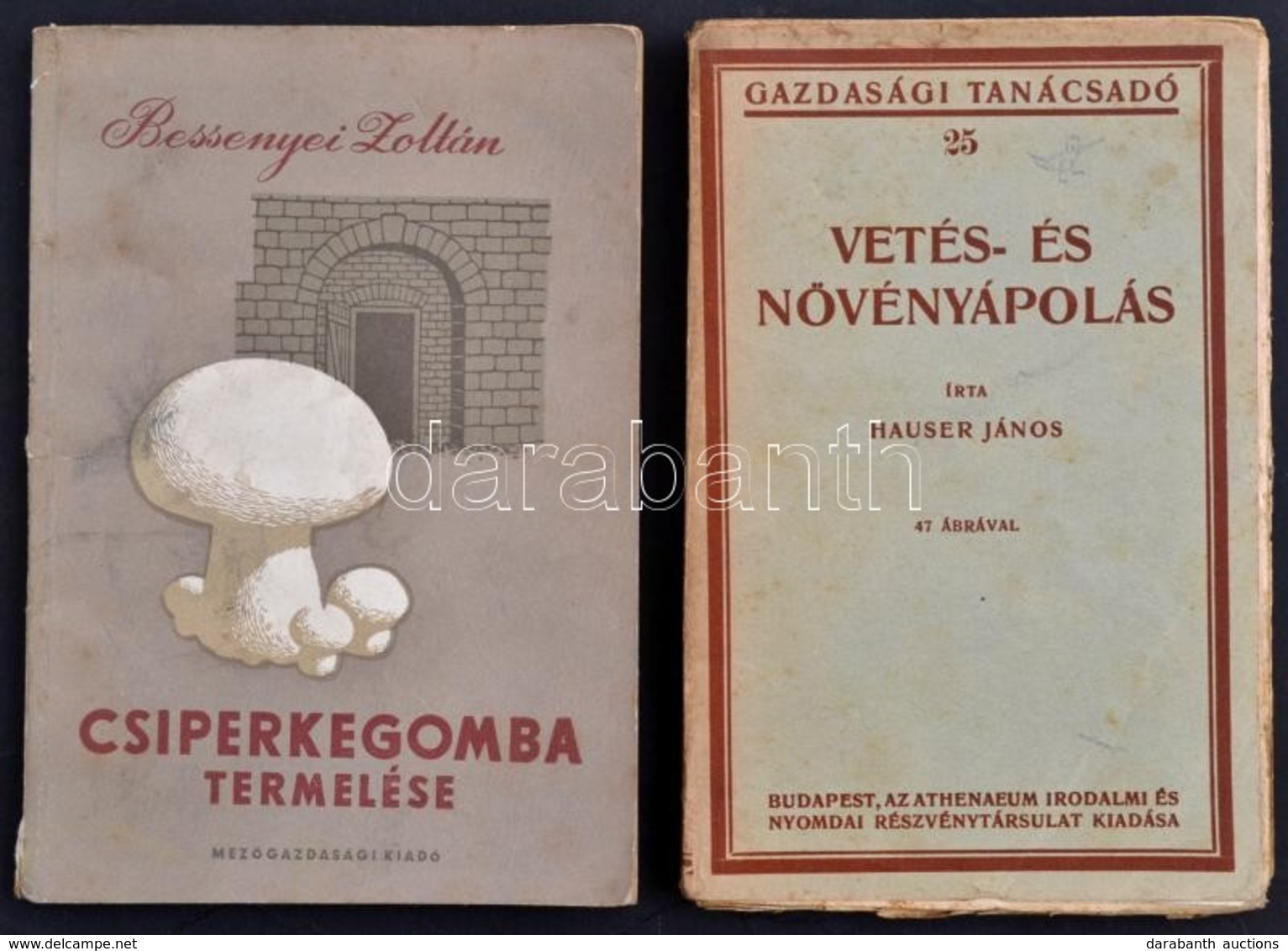 Bessenyei Zoltán: Csiperkegomba Termelése. Bp., 1958, Mezőgazdasági Kiadó. Kiadói Papírkötés,  + Hauser János: Vetés és  - Unclassified