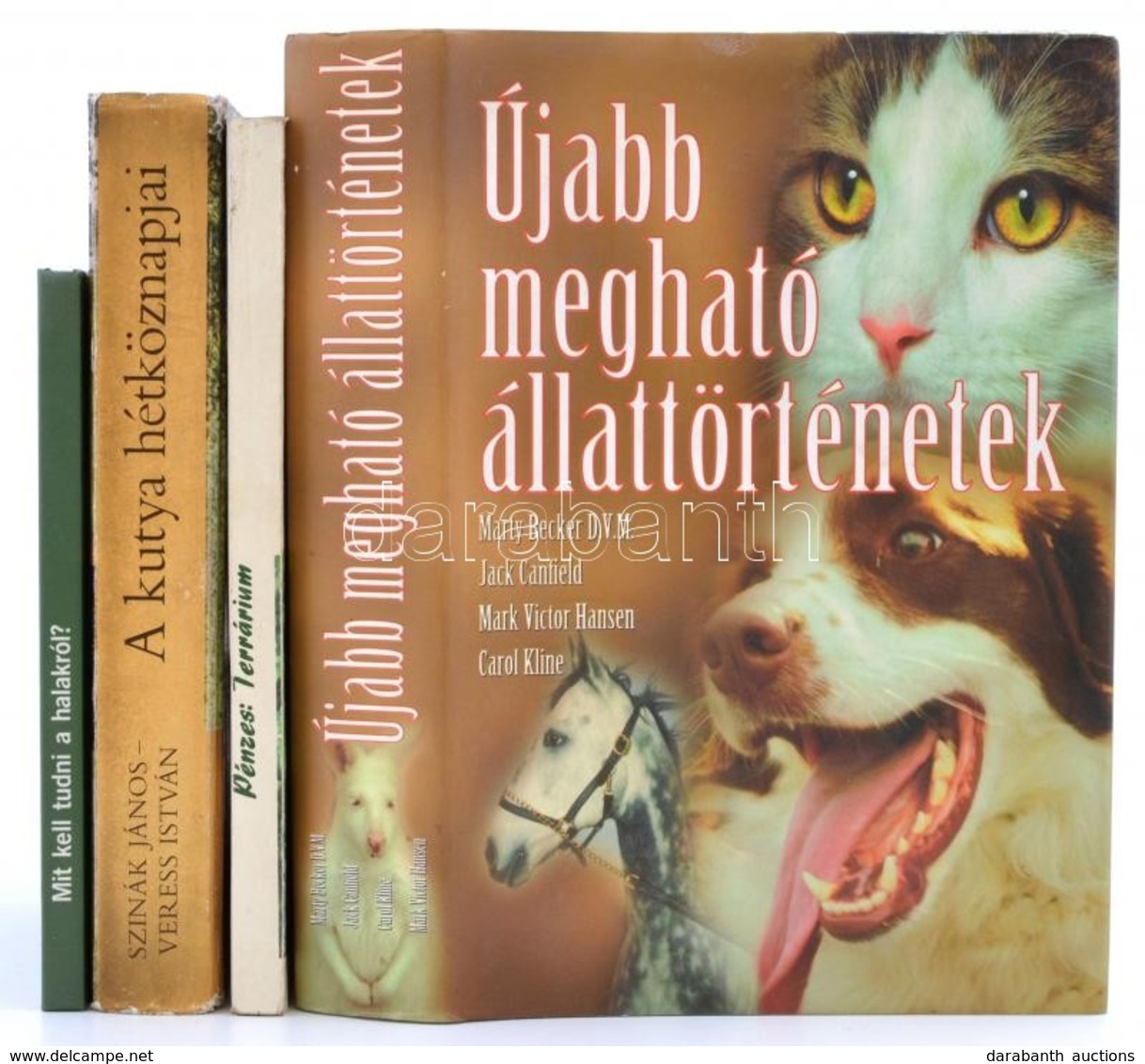 Vegyes Könyvtétel, 4 Db
Újabb Megható állattörténetek. Szerk.: Regősné Halász Katalin. Hn.,2000, Novella. Kiadói Kartoná - Unclassified