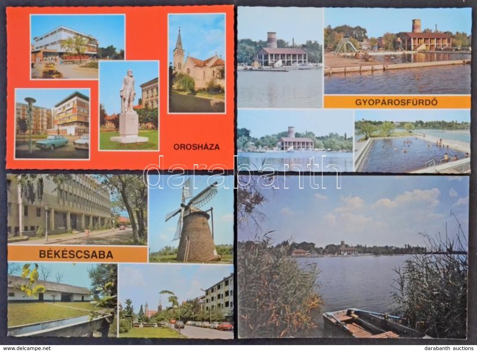 ** * 68 Db Főleg MODERN Képeslap Kis Dobozban: Magyar és Külföldi Városok, Motívumok / 68 Mostly MODERN Postcards In A S - Unclassified