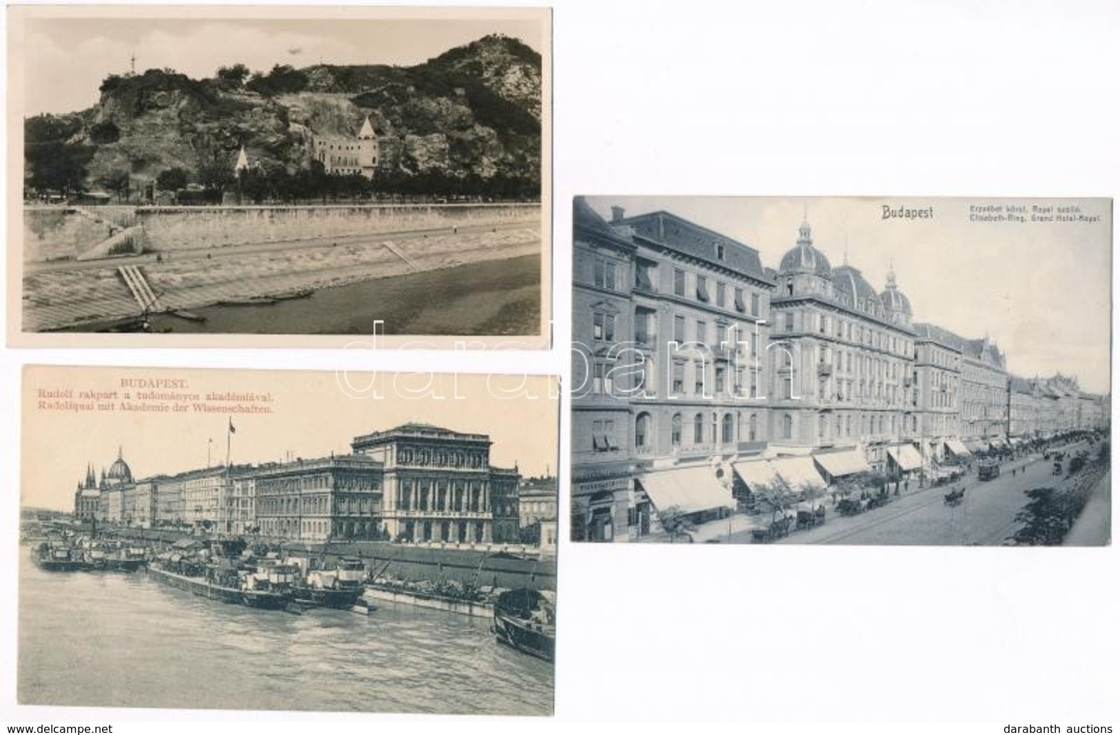 ** Budapest - 6 Db Régi Képeslap / 6 Pre-1945 Postcards - Unclassified