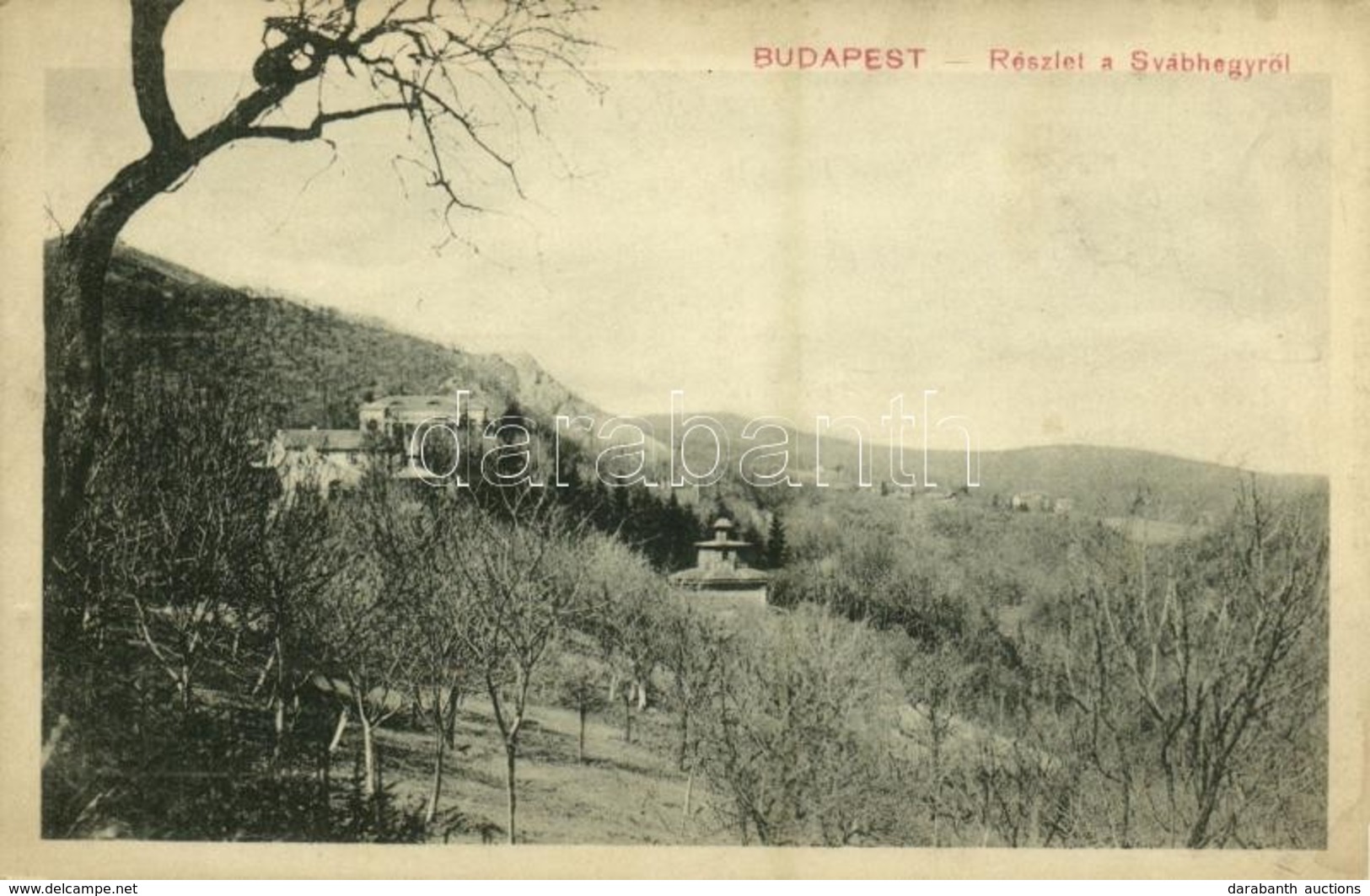 T2/T3 1917 Budapest XII. Svábhegy. Szerényi Béla Kiadása (fl) - Unclassified