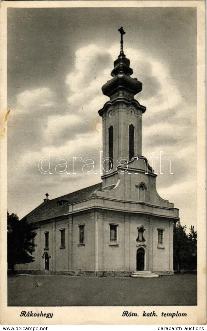 T2/T3 1939 Budapest XVII. Rákoshegy, Római Katolikus Templom. Kiadja Kalocsay Ernő Zoltán (EK) - Unclassified