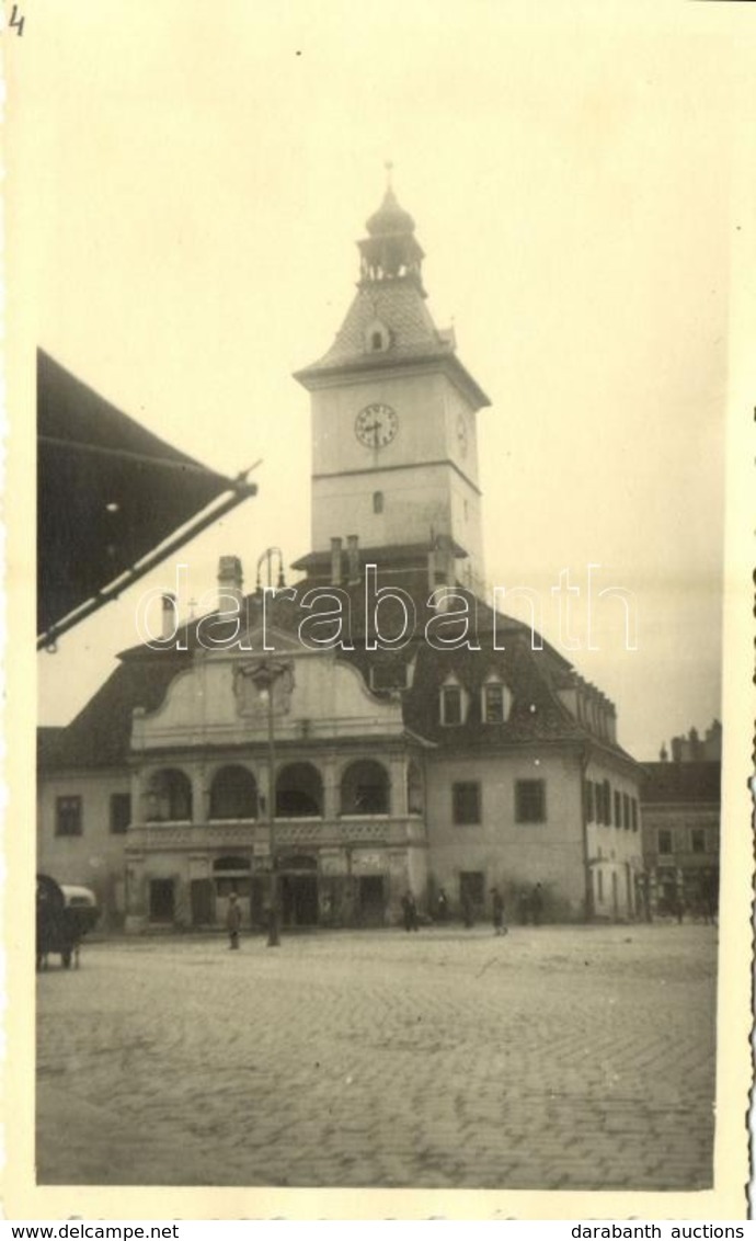 * T1/T2 Brassó, Kronstadt, Brasov; Városháza / Town Hall. Photo - Unclassified