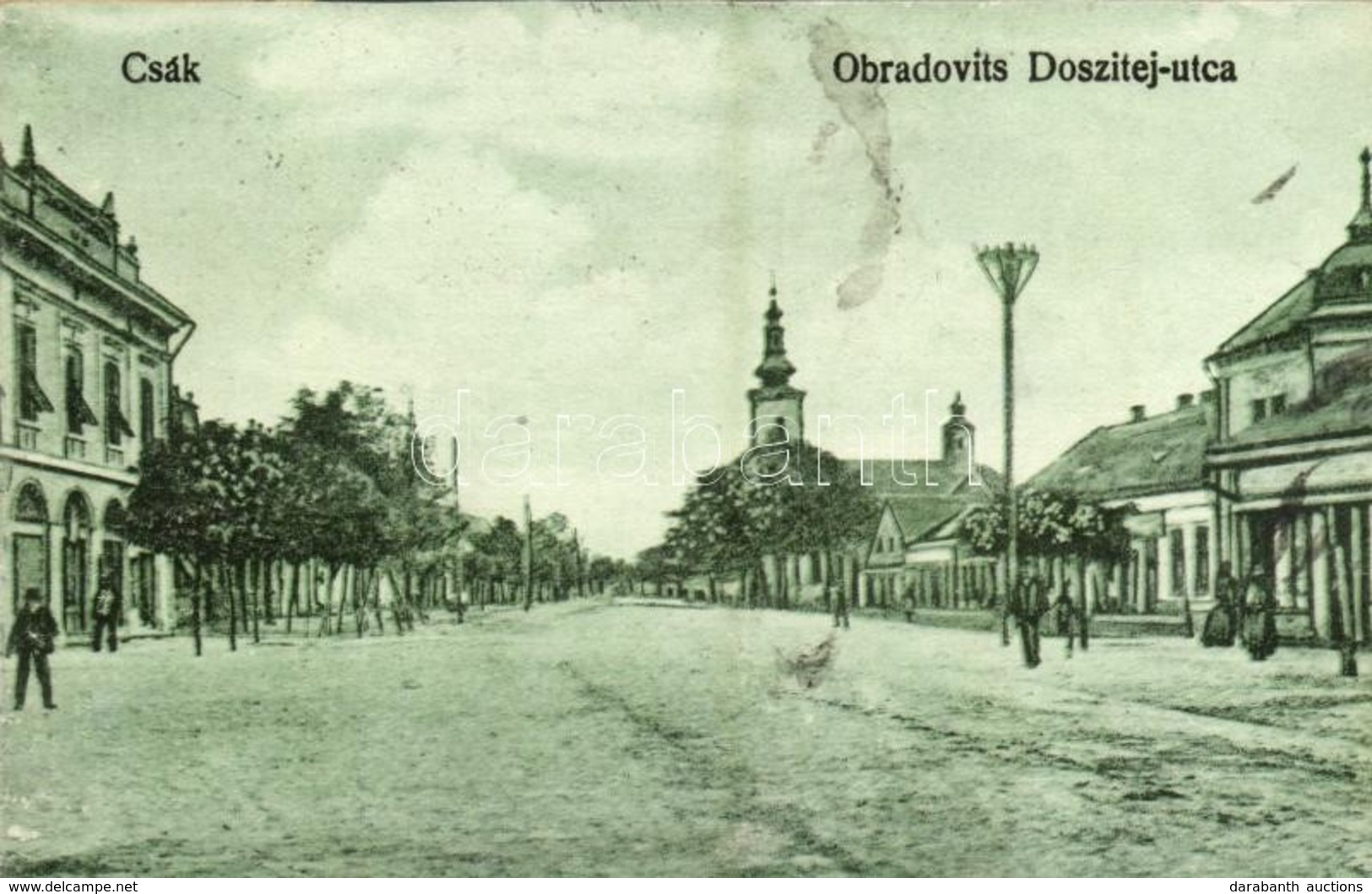 T4 Csák, Csákova, Ciacova; Obradovits Doszitej Utca / Street (r) - Unclassified