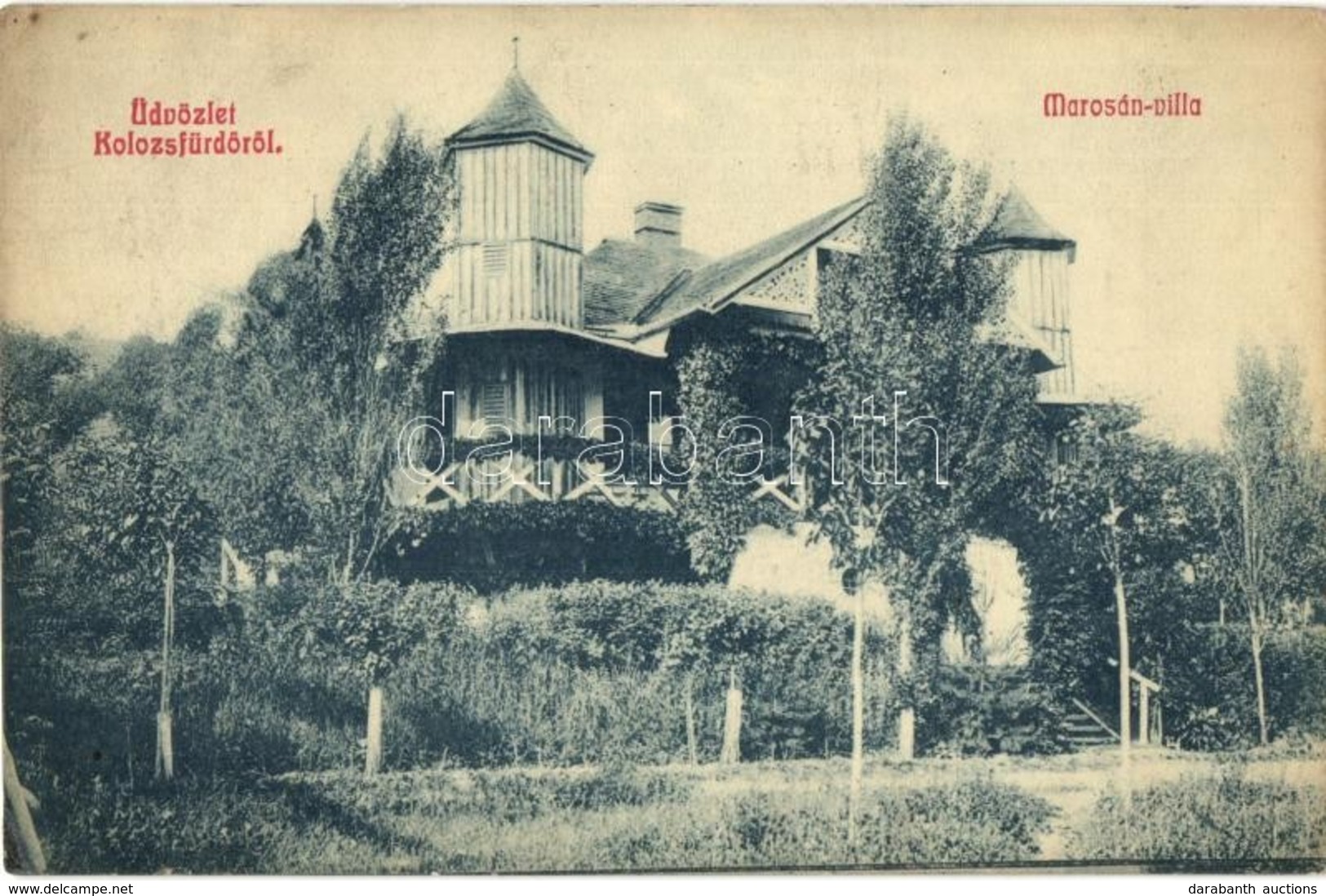 T2/T3 Kolozsfürdő, Baile Cojocna; Marosán Villa. W. L. 1579. / Villa (EK) - Unclassified