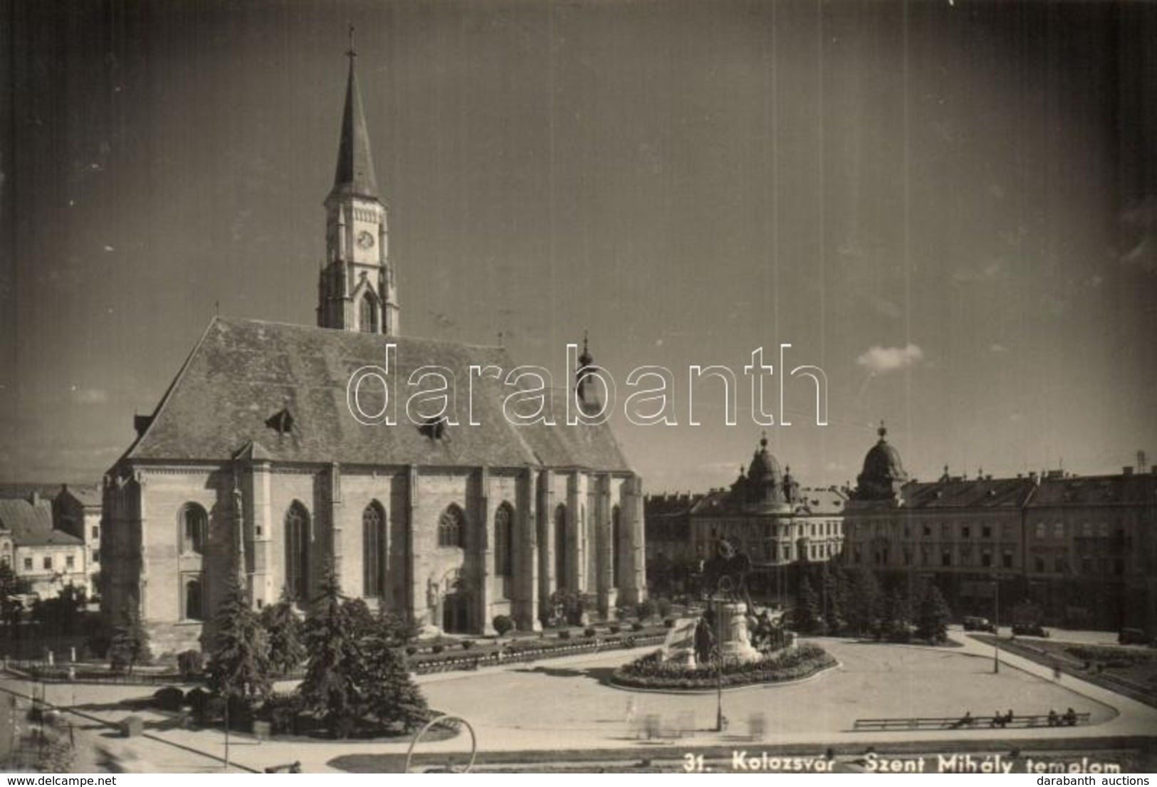 T2 Kolozsvár, Cluj; Szent Mihály Templom / Church  '1940 Kolozsvár Visszatért' So. Stpl - Ohne Zuordnung