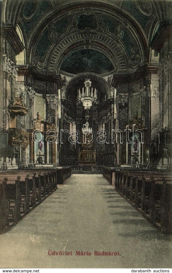 T2 1908 Máriaradna, Radna (Lippa, Lipova); Templom Belső / Church Interior - Ohne Zuordnung