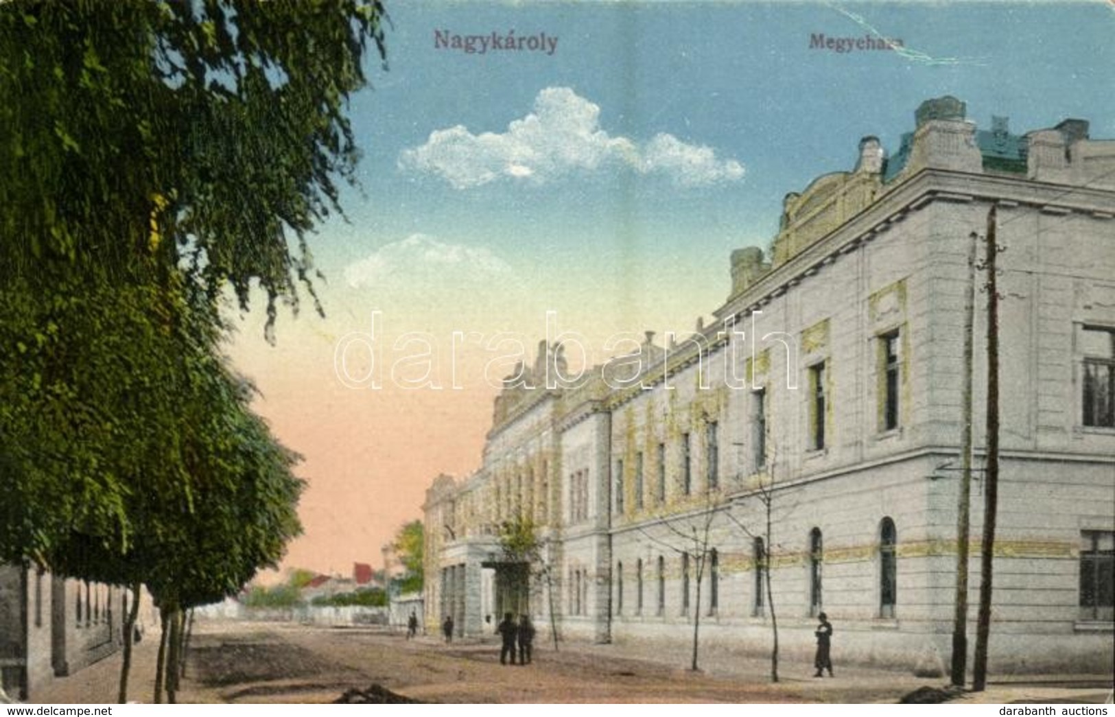 T3 1916 Nagykároly, Carei; Megyeháza / County Hall (EM) - Ohne Zuordnung